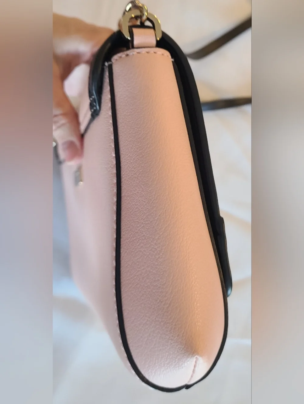 NWT Rare Limited Kate Spade Greer Mayfair Drive Bow Crossbody Bag Pink Black - Picture 15 of 16
